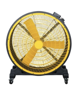 Ventilador Industrial Piso Extractor 400w 56000m3 / 1 M 50hz Negro Amarilla Metalica 3