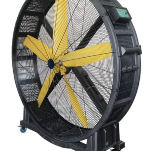 Ventilador Industria Piso Extractor 1100w 74000m3 / 1.8 M 50hz Negro Amarillo Metalico 5